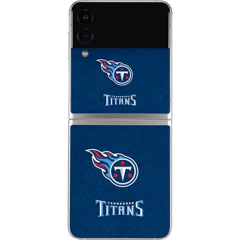 NFL Tennessee Titans Distressed Galaxy Z Flip4 5G Skin